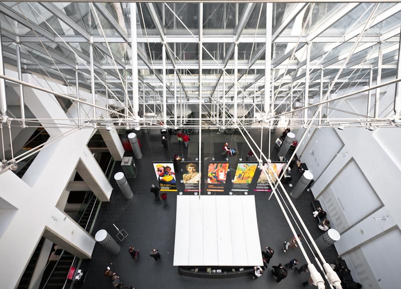 Atrium of the Jean-Noël Desmarais Pavilion, Montreal Museum of Fine Arts by Andrew Louis